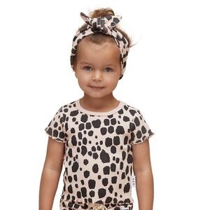 Hux Staycation Ocelot Rib Knit Shirt